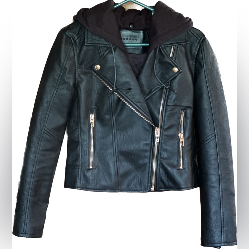 BLANK NYC - XS Black Moto Jacket